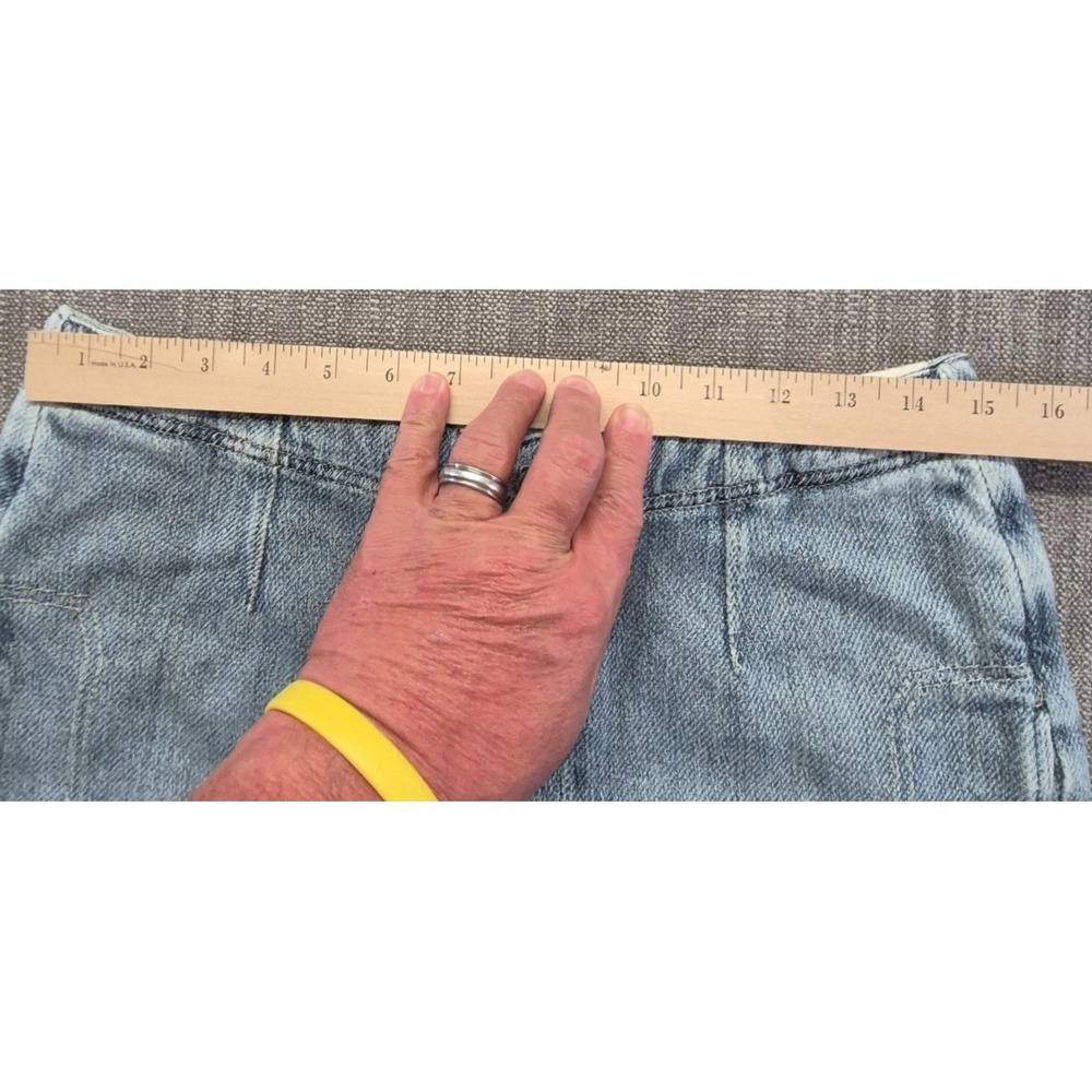 NWOT Free People We the Free Osaka Midrise Barrel Jeans 27 button fly light wash - Picture 6 of 16